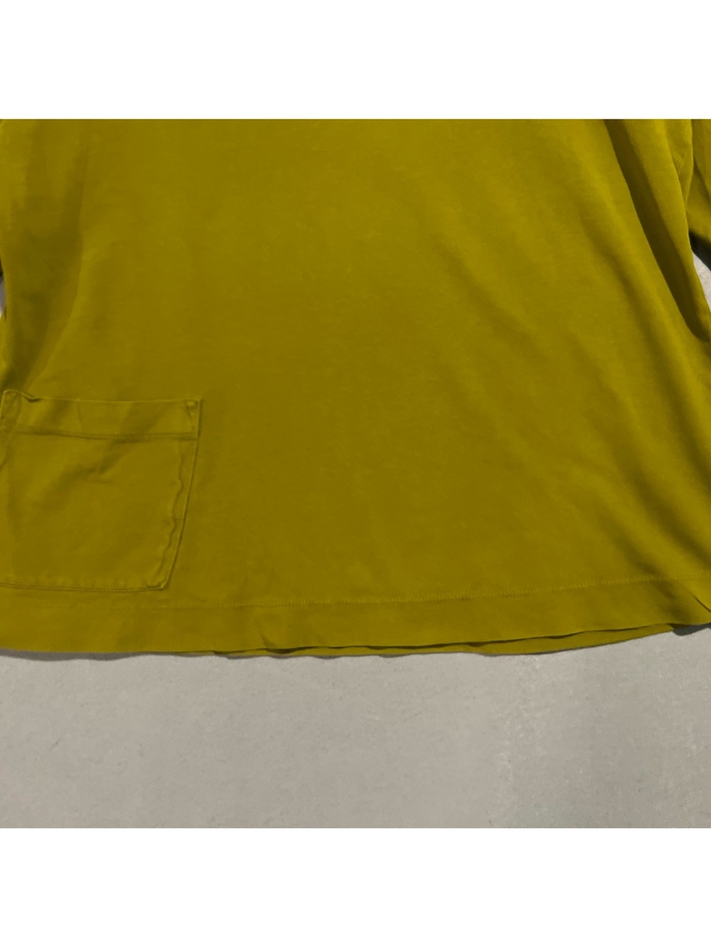 Gudrun Sjoden Top Women’s Medium Green Organic Cotton Pocket Lagenlook Boho - Picture 5 of 11